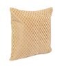 Beige Velvet Solid 16x16 inches Cushion Covers (Pack of 2)