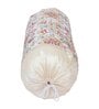 Beige Velvet Floral 16x34 inches Bolster Covers