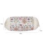 Beige Velvet Floral 16x34 inches Bolster Covers