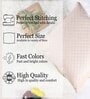 Beige Velvet Solid 24x24 inches Cushion Covers (Pack of 2)