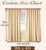 Beige Velvet Solid 9 Feet Blackout Door Curtains Set Of 2