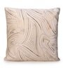 Beige Velvet Traditional 16x16 inches Cushion Covers (Pack of 2)