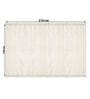 Beige Velvet Zig Zag 55x86 Inches Sofa Throw