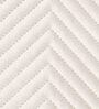Beige Velvet Zig Zag 55x86 Inches Sofa Throw