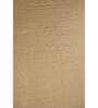 Beige Solid Viscose 5 ft x 7 ft Flat Weave Carpet