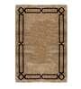 Buy Beige Viscose Abstract 5 x 7 Feet Hand Tufted Carpet