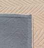 Beige Abstract Wool 5 ft x 7 ft Hand Tufted Carpet