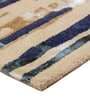 Buy Beige Wool and Viscose Abstract 4 x 6 Feet Hand Tufted Carpet