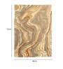 Buy Beige Wool and Viscose Abstract 4 x 6 Feet Hand Tufted Carpet