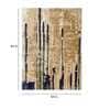 Buy Beige Wool and Viscose Abstract 5 x 7 Feet Hand Tufted Carpet