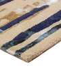 Buy Beige Wool and Viscose Abstract 6 x 8 Feet Hand Tufted Carpet