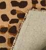 Buy Beige Wool and Viscose Abstract 5 x 7 Feet Hand Tufted Carpet