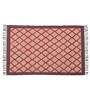 Beige Wool & Jute Geometric 108 x 72 Inches Hand Woven Dhurries
