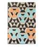 Buy Multicolor Geometric Wool 4 ft x 6 ft Hand Tufted Carpet
