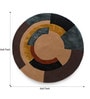 Buy Beige Wool Geometrical 6 ft x 6 ft Hand Tufted Carpet Carpet