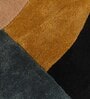 Buy Beige Wool Geometrical 6 ft x 6 ft Hand Tufted Carpet Carpet