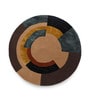 Buy Beige Wool Geometrical 6 ft x 6 ft Hand Tufted Carpet Carpet