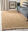 Beige Wool Rectangle 4 x 6 Feet Dhurrie