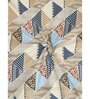 Beigh Abstract 240 TC Cotton Double Bedsheet With 2 Pillow Covers Collection