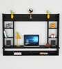 Belen Wall Mount Laptop Desk in Black Finish