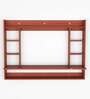 Belen Wall Mount Laptop Desk in Classic Walnut Finish