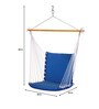 Bela Fabric Swing in Royal Blue Colour