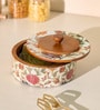 Bela Wooden Casserole Chapati Box With Lid