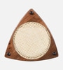 Belamy Cane Mango Wood End Table in Tubbaq Finish Belamy Cane Mango Wood End Table in Tubbaq Finish