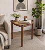 Belamy Cane Mango Wood End Table in Tubbaq Finish Belamy Cane Mango Wood End Table in Tubbaq Finish