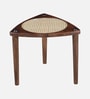 Belamy Cane Mango Wood End Table in Tubbaq Finish Belamy Cane Mango Wood End Table in Tubbaq Finish