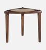 Belamy Cane Mango Wood End Table in Tubbaq Finish Belamy Cane Mango Wood End Table in Tubbaq Finish