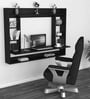 Belen Wall Mount Laptop Desk in Black Finish