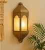 Belfast Metal Candle Wall Light (Brown)