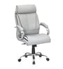 Belgrade High Back Leatherette Executive Chair in Grey Colour