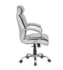 Belgrade High Back Leatherette Executive Chair in Grey Colour