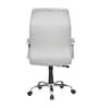 Belgrade High Back Leatherette Executive Chair in Grey Colour