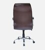 Belgrade Leatherette Executive Chair in Brown Colour