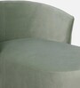 Belisario Velvet Chaise Lounger in Teal Green Colour