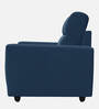 Belize Fabric 1 Seater Sofa In Cobalt Blue Colour