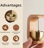 Magnetic Wooden Door Bell for Refrigerator, Door and Windows