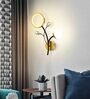 Bella Metal LED Novelty Wall Light (Black & Gold)