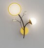 Bella Metal LED Novelty Wall Light (Black & Gold)