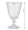 Bella Set of 6 Crystal Lead Free Glass 350ml Cocktail Glasses
