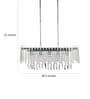 Bella Silver Aluminium Hanging Light