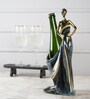 Belle Femme Antique Metal Wine Bottle Holder (Bronze)