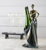 Belle Femme Antique Metal Wine Bottle Holder (Bronze)