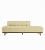 Bellgio Upholstered Lounger In Beige Color