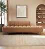 Bellgio Upholstered Lounger In Rust Brown Color