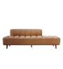 Bellgio Upholstered Lounger In Rust Brown Color