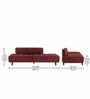 Bellgio Upholstered Lounger In Tan Color
